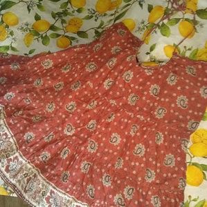 Boho halter loose flowy tunic top